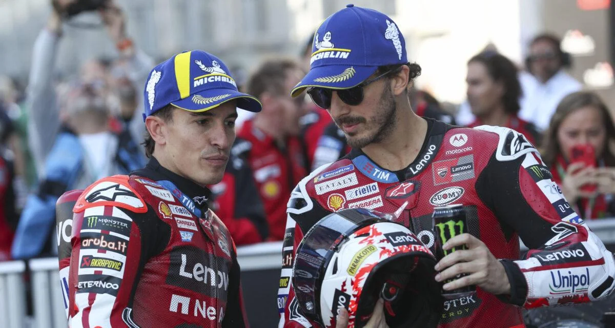 Ducati : Bagnaia reprend confiance après sa pole, c'est tout l'inverse pour Marc Márquez