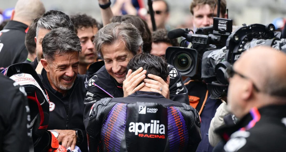 Aprilia : Rivola change totalement de discours après le triplé historique au Mans
