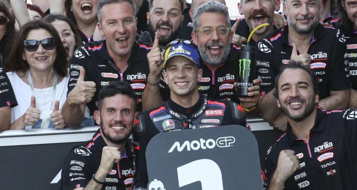GP d’Italie : Bezzecchi triomphe au Mugello, Aprilia signe un doublé retentissant à domicile