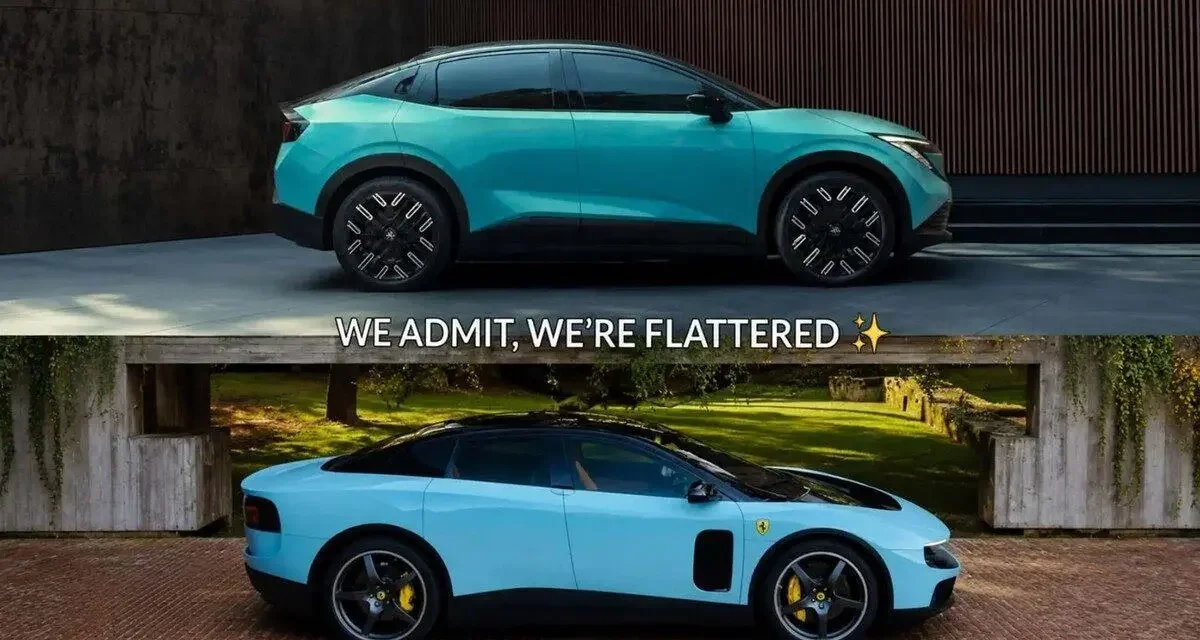Nissan s'amuse des comparaisons entre sa Leaf et la Ferrari Luce