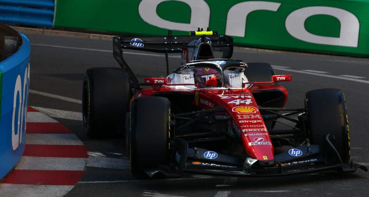 GP de Monaco : Hamilton confirme la grande forme de Ferrari en EL2, Mercedes en retrait