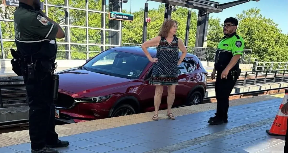 Elle fait confiance à son GPS, sa voiture termine sur les rails du métro aérien