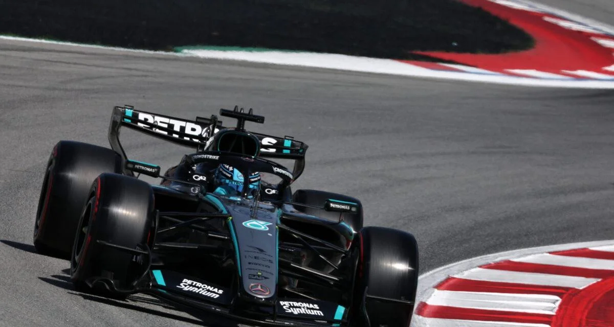 VIDÉO - GP de Barcelone : excellent départ de Russell, Hadjar se loupe totalement