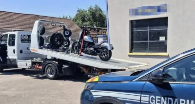 Flashé à 118 km/h en ville sur une route limitée à 50, sa bécane part directement à la fourrière