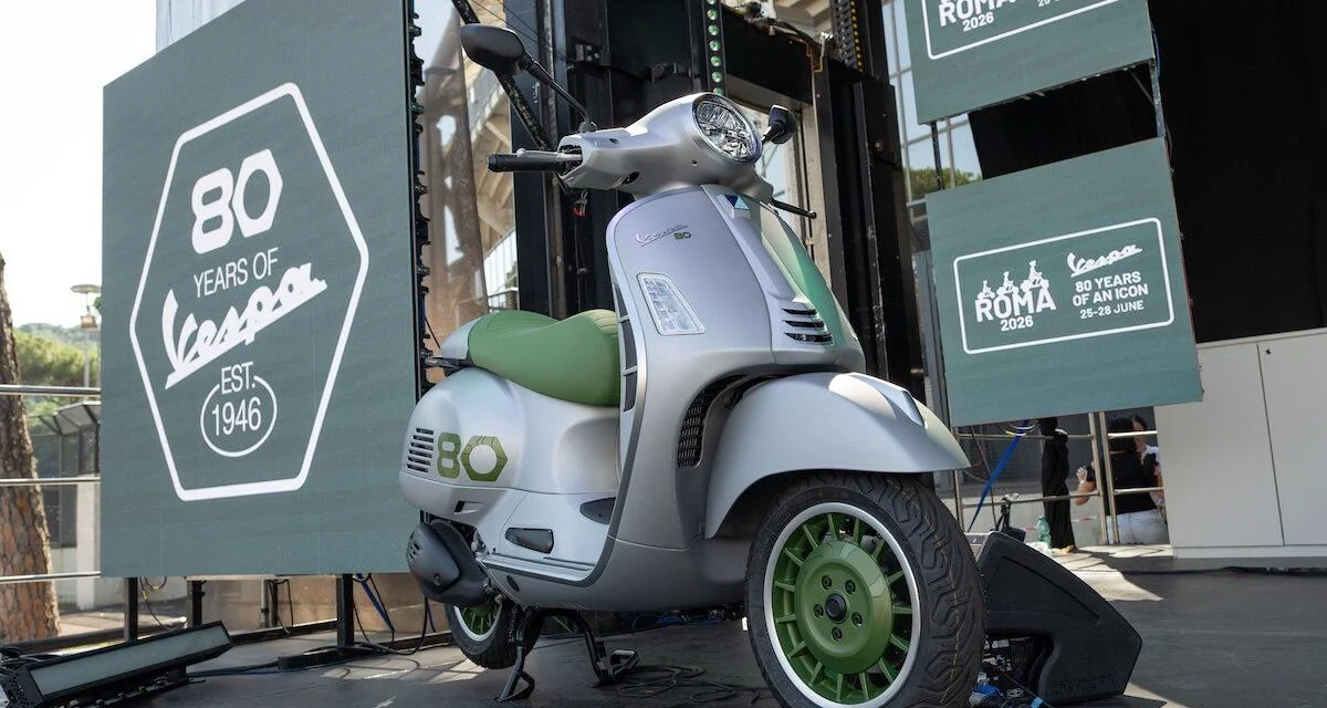 Scooter Vespa Edizione Ottantesimo, la légende ne vieillit pas
