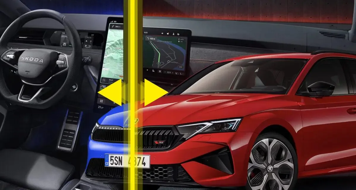 Future Skoda Octavia (2027) : faites glisser votre curseur de gauche à droite pour découvrir ce qui la distinguera de l’actuelle, à l’intérieur comme à l’extérieur