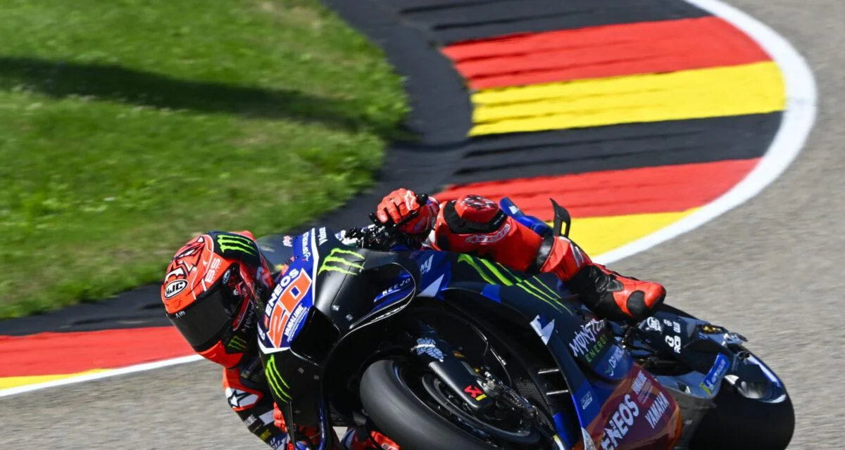 Yamaha : Quartararo scotché par le chrono de Miller en Allemagne