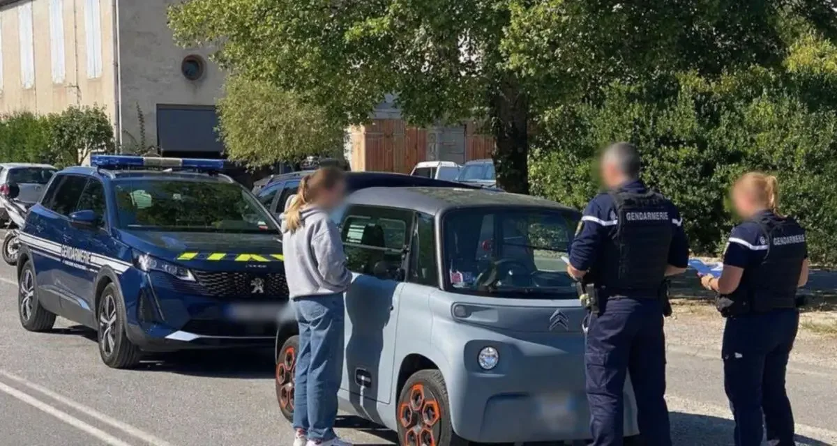 Débridée illégalement, cette Citroën Ami est flashée à 72 km/h : les gendarmes découvrent la modification