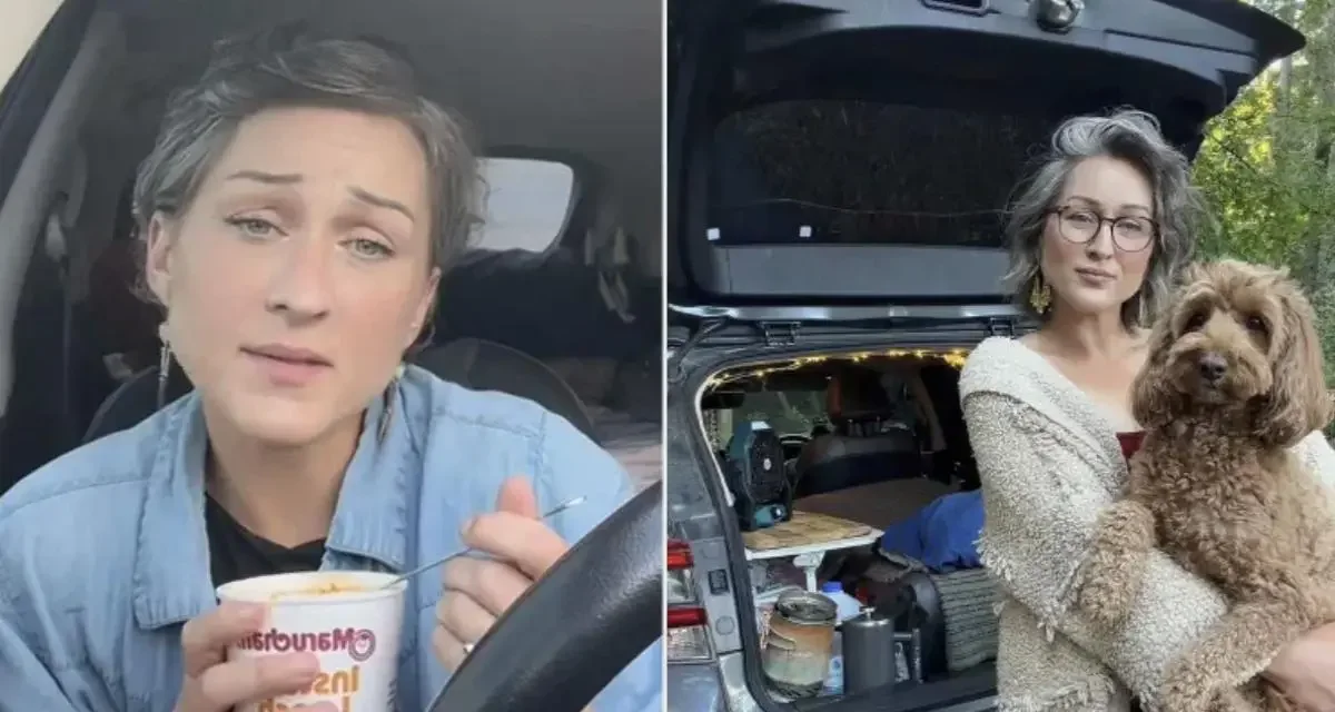 À 39 ans, elle quitte son appartement pour vivre dans sa voiture avec son chien et économiser son loyer