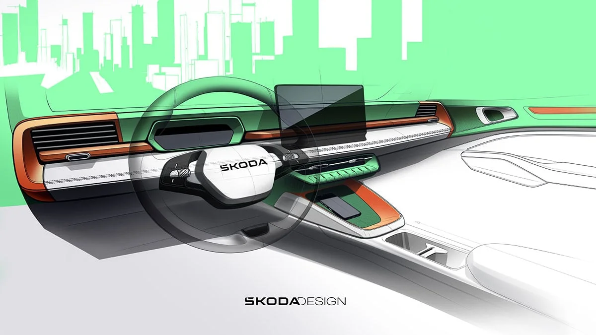 Škoda annonce l'intérieur de son futur SUV urbain Epiq