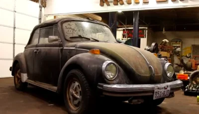 États-Unis : Après de longues années passées au garage, cette Coccinelle de 1979 n'a que quelques kilomètres au compteur