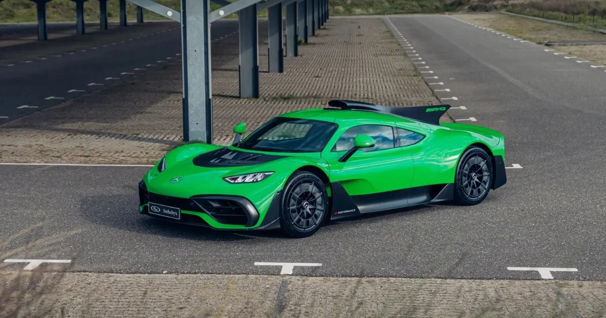 Mercedes-AMG One : une hypercar verte avec 185 km à 3 millions aux enchères