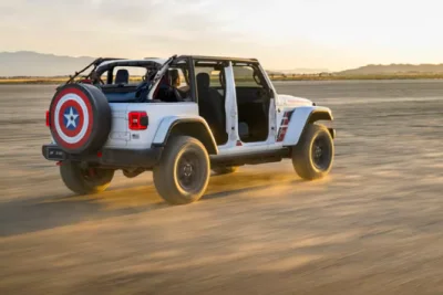 États-Unis : Jeep fait de ce Wrangler la voiture la plus patriotique avec son look inspiré de Captain America