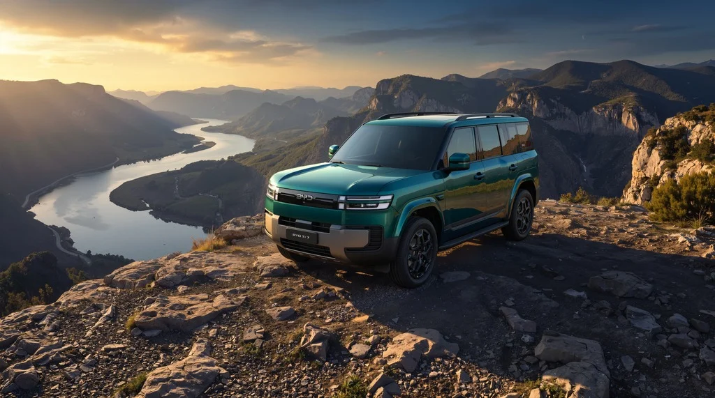 BYD joue les durs et présente le Ti7 pour concurrencer le Land Rover Defender
