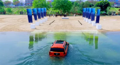 Chine : Le SUV Jetour G700 Ark Edition réalise l'improbable en traversant un lac