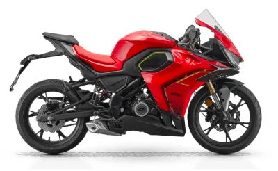 QJ Motor dote ses motos SRK 125 R1 125cc d'ailerons