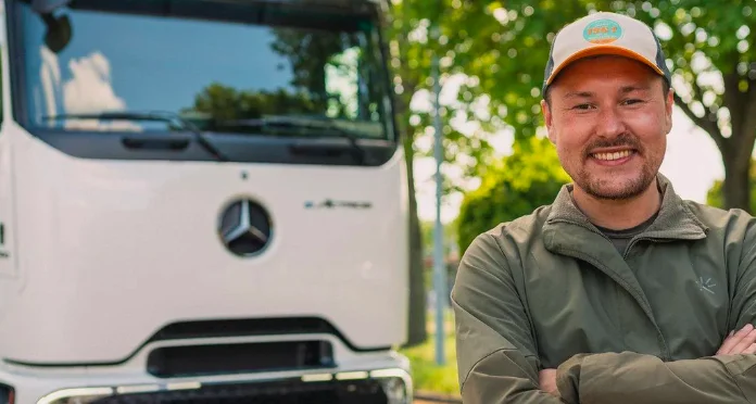 Le tour du monde en 80 recharges, le défi de ce chauffeur routier en eActros 600 de Mercedes-Benz Trucks