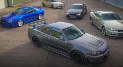 Cinq Nissan Skyline GT-R R34 vendues aux enchères 1,2 million d'euros, un prix bien inférieur aux attentes