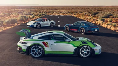 Trois Porsche 911 s'habillent aux couleurs de Toy Story pour la sortie du nouveau film