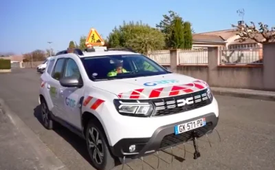 Bretagne : Cette voiture à moustaches traque les fuites de gaz 7 jours sur 7