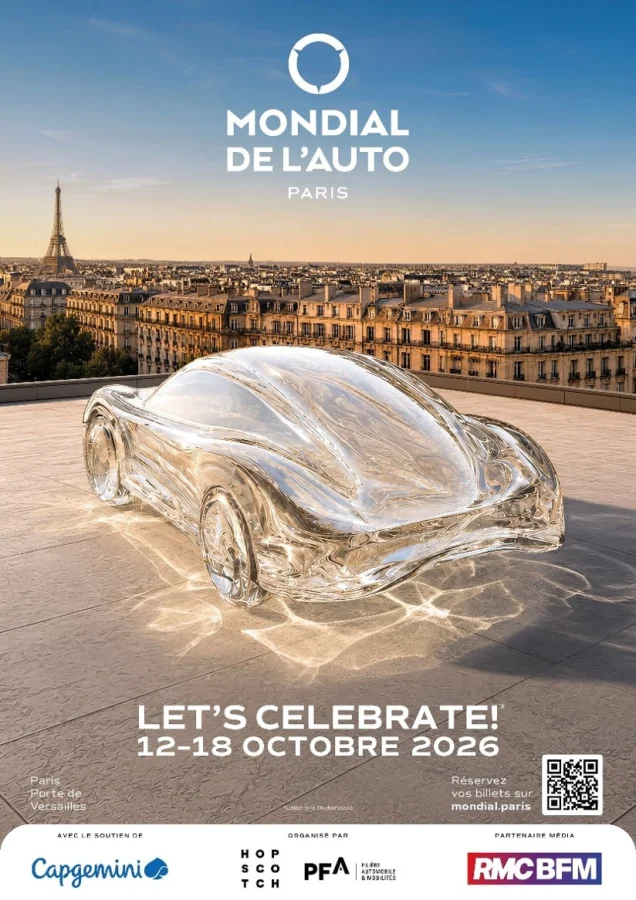 Mondial de l’Auto 2026 : une affiche futuriste et des billets dès 13 €