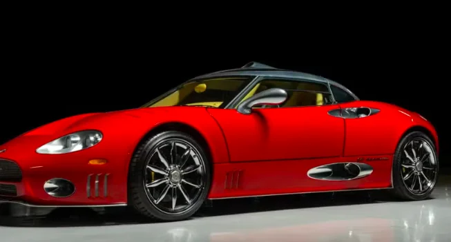 Une des deux seules Red Spyker C8 existantes vient d'être vendue 577.000 euros