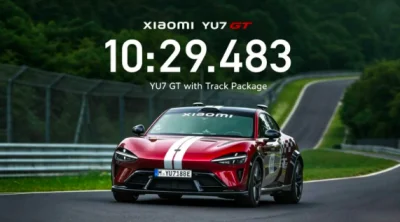 Xiaomi bat le record du monde du tour du Nürburgring sans conducteur avec la YU7 GT