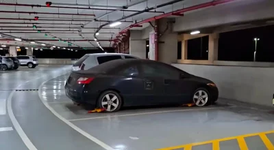 Abandonnée dans un parking d'aéroport de Rio pendant 6 ans, cette Honda Civic voit sa facture pour stationnement prendre de l'ampleur