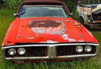 Son beau-frère a acheté cette Dodge Charger Rallye 440 Magnum de 1972 et l'a laissée à l'abandon dans son jardin