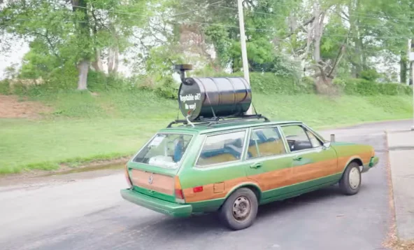 Cette vieille Volkswagen Dasher diesel de 1981 traverse l'Amérique à l'huile de friture usagée