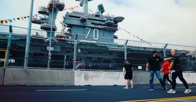 La NASCAR a transformé une base navale active en circuit de 5,5 km