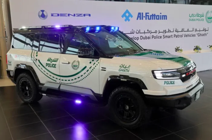 La Police de Dubaï s'équipe d'un nouveau 4X4 BYD Denza B8 de 603 CV et 825 km d'autonomie