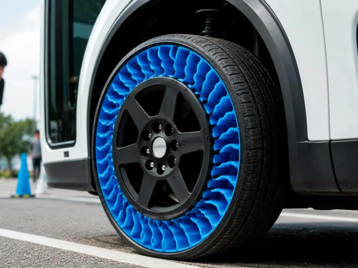 Fini les crevaisons ? Bridgestone lance son pneu sans air, mais avec une sacrée limite