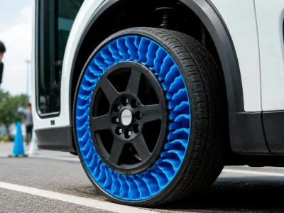 Fini les crevaisons ? Bridgestone lance son pneu sans air, mais avec une sacrée limite