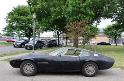 Cette Maserati de 1969 abandonnée a été découverte par hasard dans une grange, elle a besoin d'une restauration complète