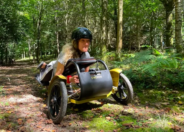 Rouler en tricycle à plat ventre, c'est désormais possible grâce à Sweren