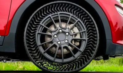 Michelin a inventé le pneu sans air mais il est encore inutilisable sur les voitures