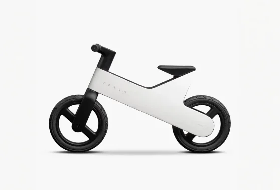 Le premier deux-roues de Tesla est... une draisienne pour enfants