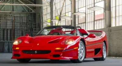 La Ferrari F50 de Mike Tyson mise aux enchères et elle n'a que 9 971 km au compteur