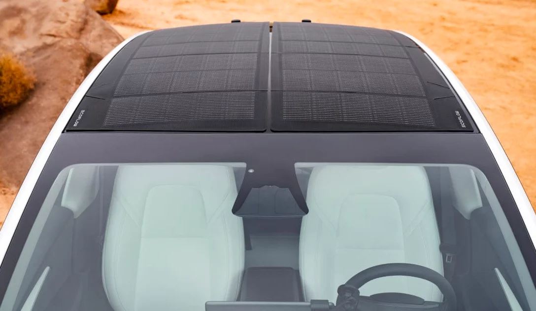 EcoFow lance un pare-soleil qui produit de l'électricité pour Tesla