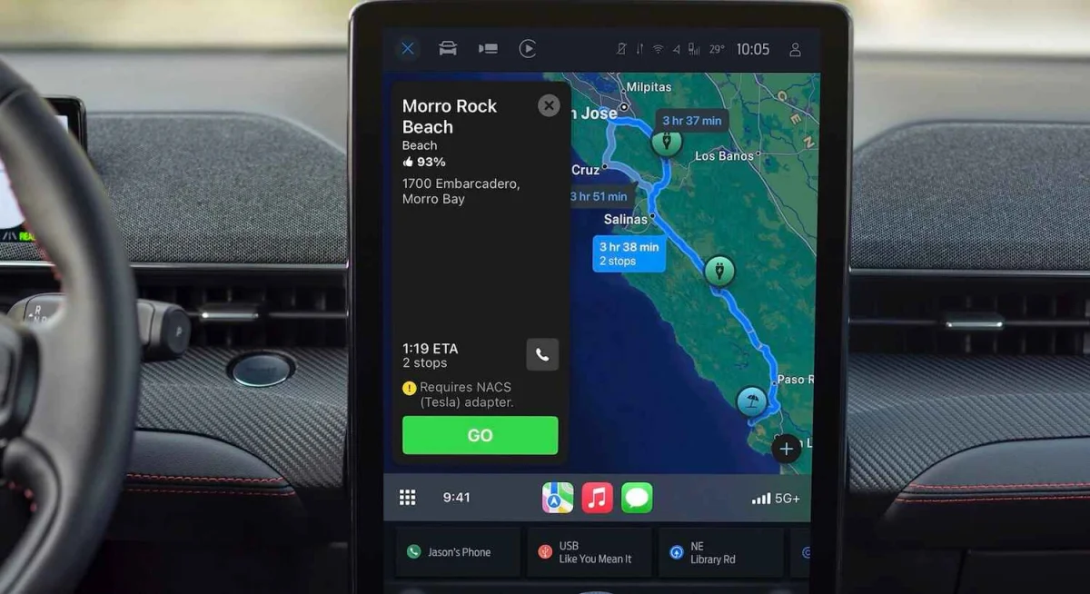 Ford abandonne sa navigation maison pour Apple Maps sur ses futurs véhicules électriques