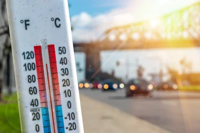A cause de la canicule, il risque d'y avoir du monde sur la route ce week-end ...