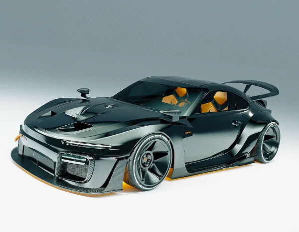 Elle est virtuelle, mais cette voiture alliant Toyota GR86 et Porsche 935, la « GRRR 1 021 », a tout pour plaire