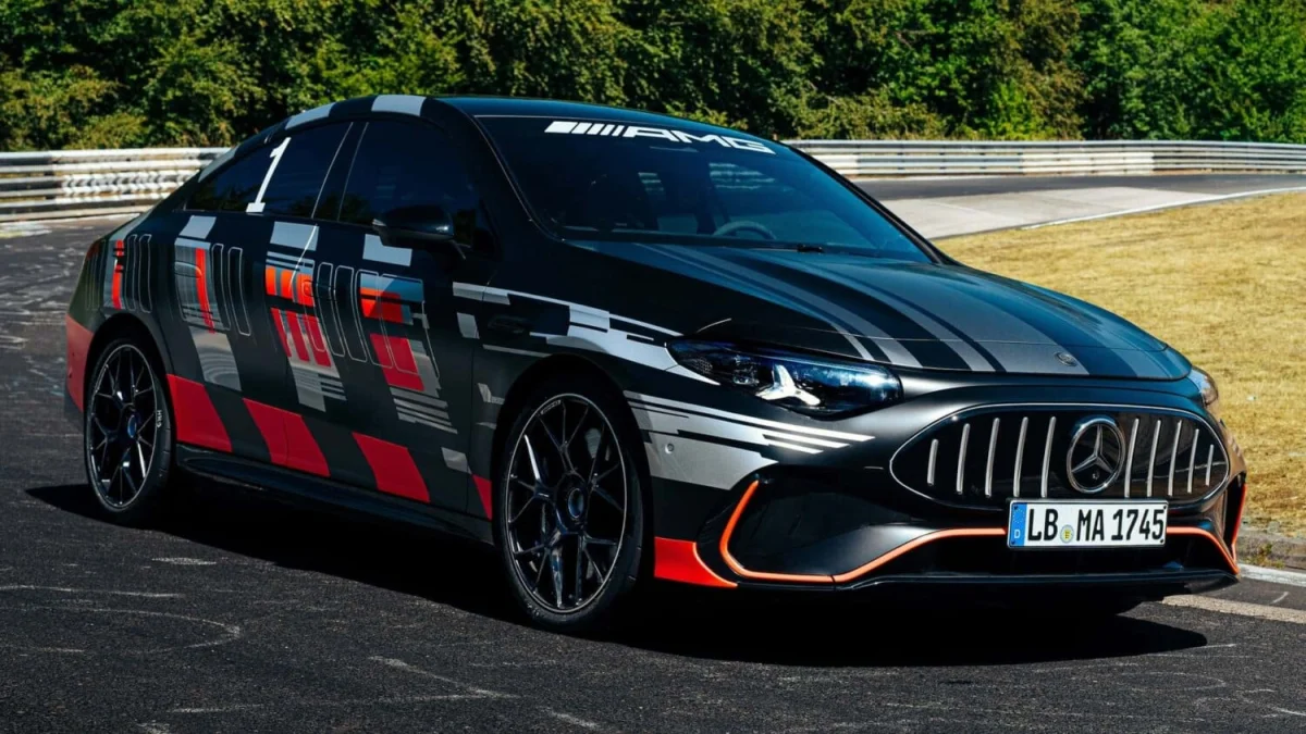 La future Mercedes CLA AMG électrique fait déjà parler d'elle avec un record sur le Nürburgring
