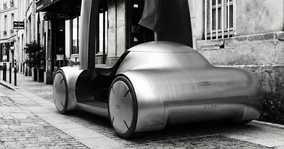 Le concept Audi ZERØ ressemble à une fusée rétro, mais Audi n’y est pour rien