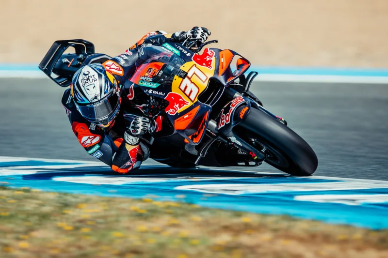 Pedro Acosta confiant avec sa moto au Mans : « La KTM est assez rapide sous la pluie »