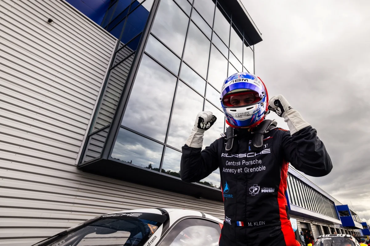 Marvin Klein, vainqueur de la Course 1 de la PCCF à Dijon : « Cela faisait des années que je n’avais pas eu une telle bataille »