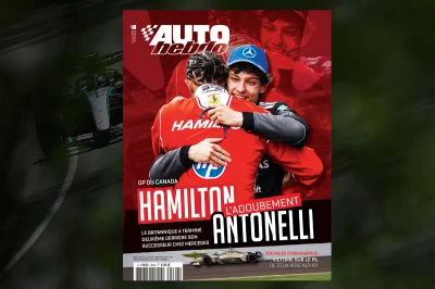 L’adoubement de Kimi Antonelli par Lewis Hamilton à la Une du N°2564 d’AUTOhebdo