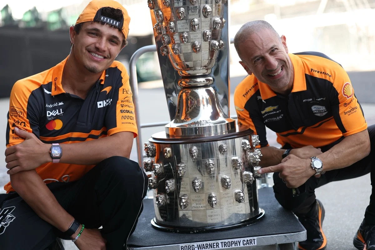 Lando Norris a roulé à Indianapolis le lendemain de l’Indy 500
