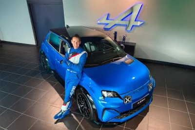 Julien Ingrassia au Rallye Vosges Grand Est à bord d’une Alpine A290 Rallye